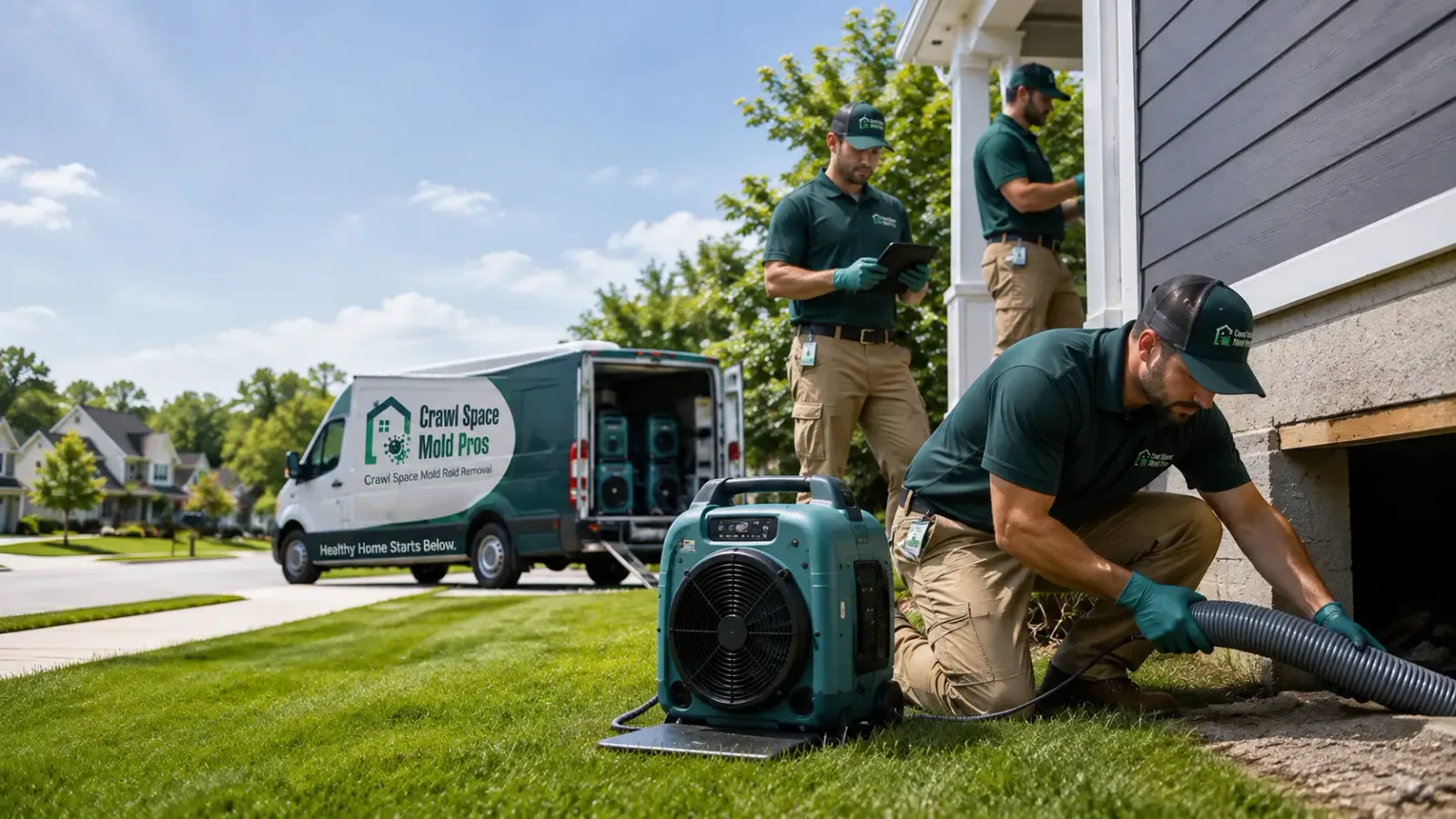 Crawl Space Mold Removal in Makanda, IL